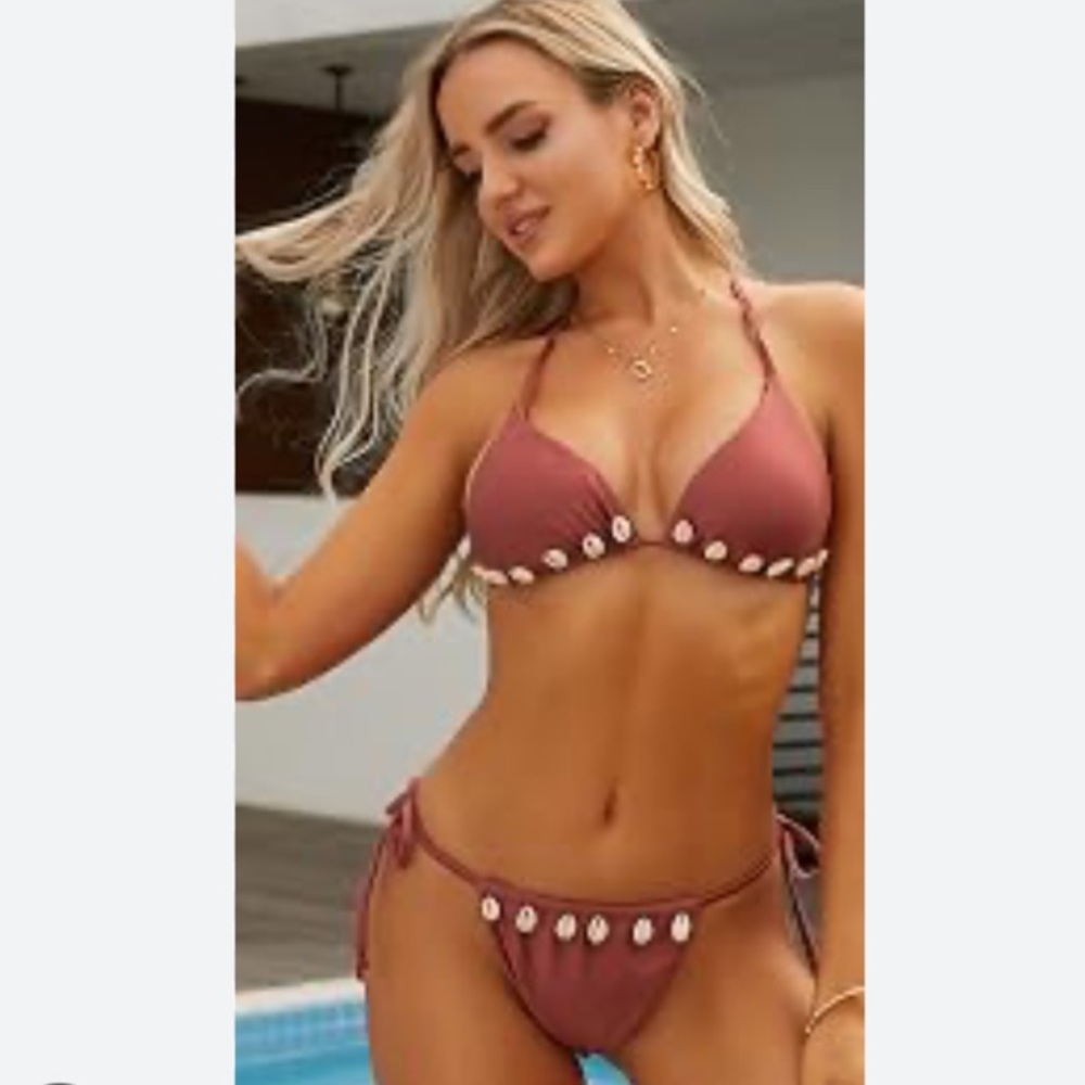 SeaMolly cowrie shell cheeky bikini